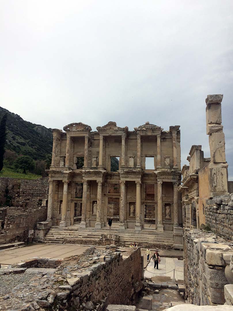 The Celsus Library in Ephesus, Turkey.