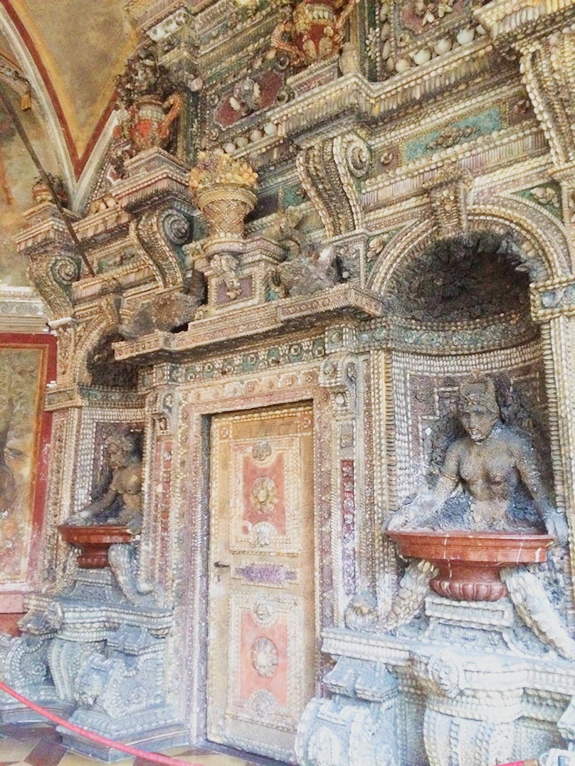 Decorations inside of Residenz Palace in Munich, Germany.